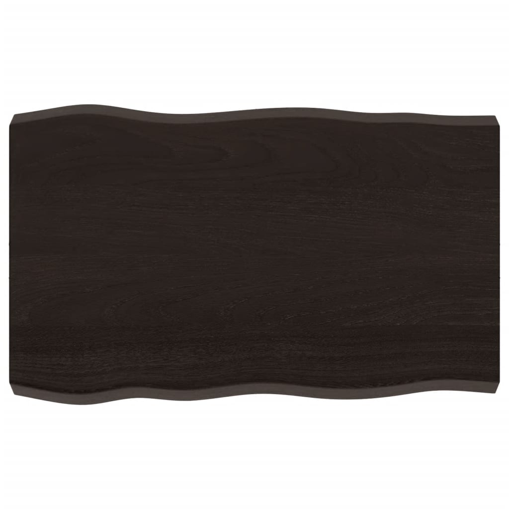 8720845817305_a_en_hd_1 vidaXL Table Top Dark Brown 80x50x(2-6) cm Treated Solid Wood Live Edge - Image 2
