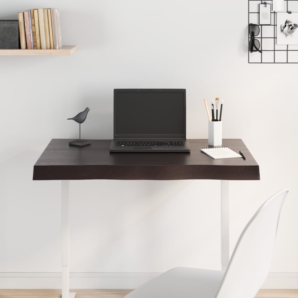 8720845817305_g_en_hd_1 vidaXL Table Top Dark Brown 80x50x(2-6) cm Treated Solid Wood Live Edge - Image 3