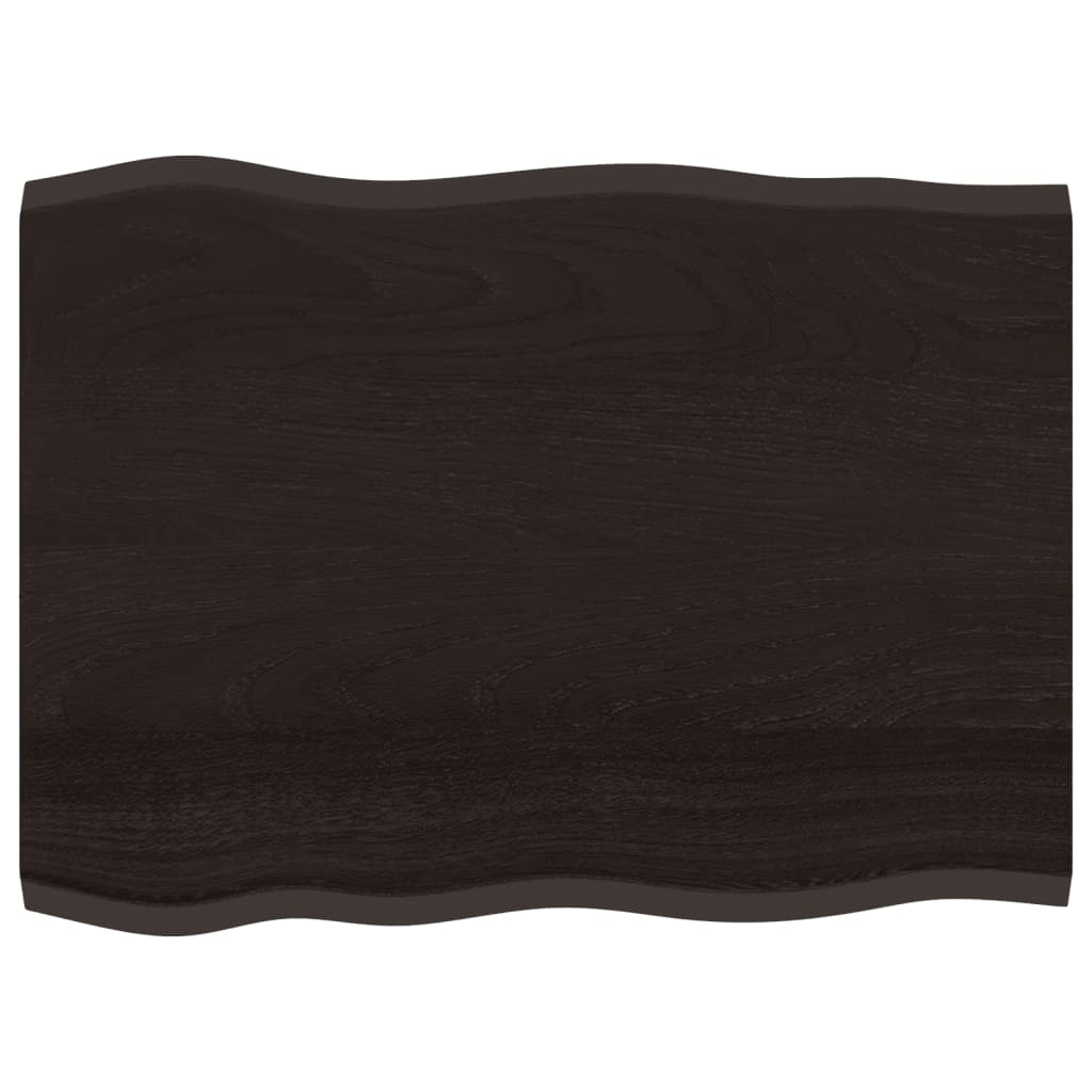 8720845817312_a_en_hd_1 vidaXL Table Top Dark Brown 80x60x2 cm Treated Solid Wood Oak Live Edge - Image 2