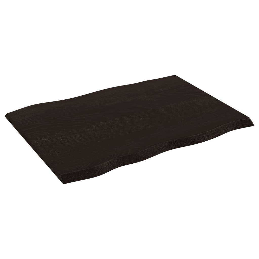 8720845817312_g_en_hd_2 vidaXL Table Top Dark Brown 80x60x2 cm Treated Solid Wood Oak Live Edge - Image 4