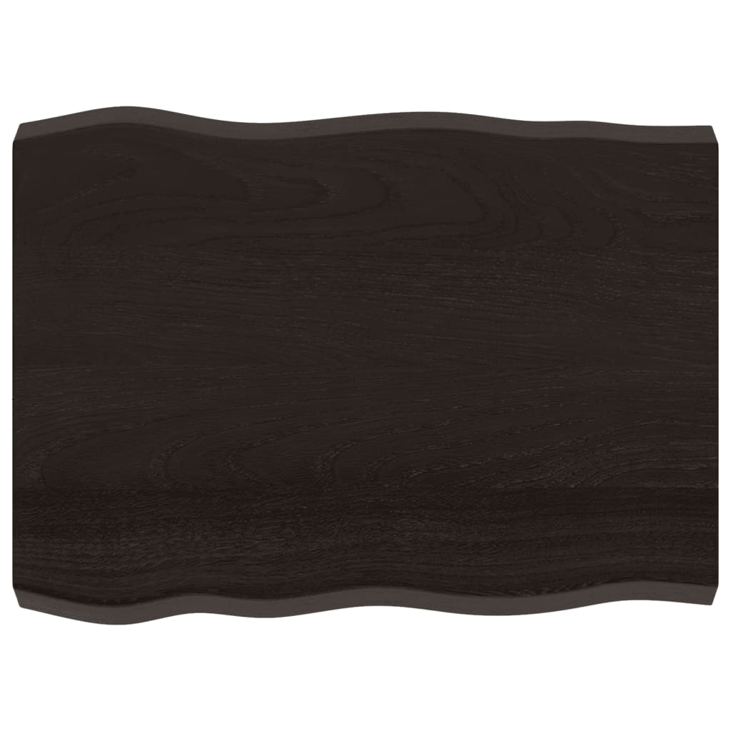 8720845817336_a_en_hd_1 vidaXL Table Top Dark Brown 80x60x(2-6) cm Treated Solid Wood Live Edge - Image 2