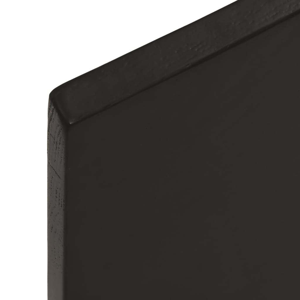 8720845817343_g_en_hd_4 vidaXL Table Top Dark Brown 100x40x2 cm Treated Solid Wood Oak Live Edge - Image 6