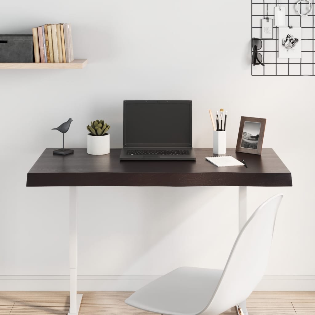 8720845817367_g_en_hd_1 vidaXL Table Top Dark Brown 100x40x(2-6) cm Treated Solid Wood Live Edge - Image 3