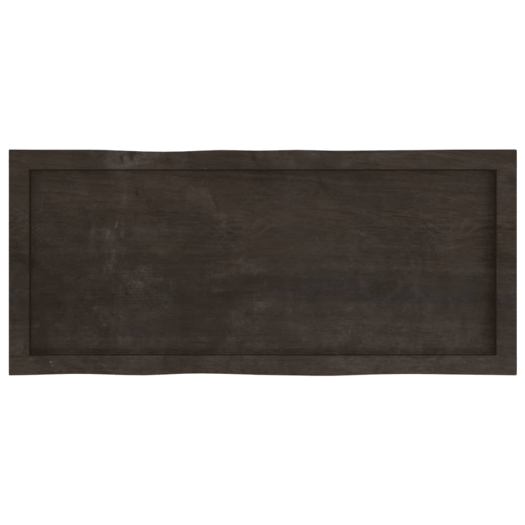 8720845817367_g_en_hd_3 vidaXL Table Top Dark Brown 100x40x(2-6) cm Treated Solid Wood Live Edge - Image 5