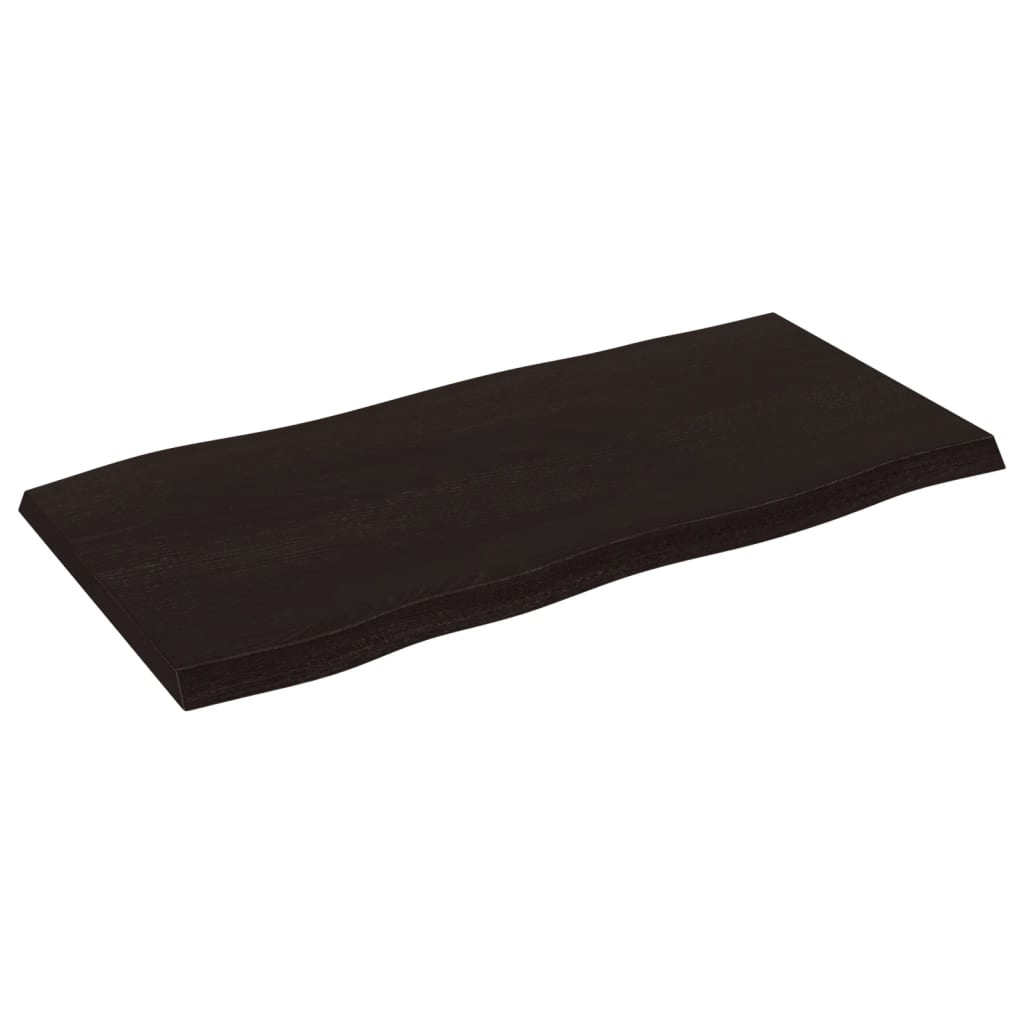 8720845817381_g_en_hd_2 vidaXL Table Top Dark Brown 100x50x(2-4) cm Treated Solid Wood Live Edge - Image 4