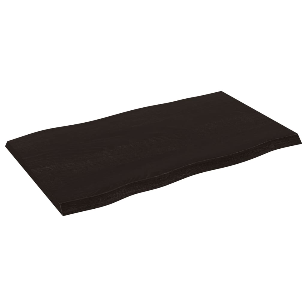 8720845817411_g_en_hd_2 vidaXL Table Top Dark Brown 100x60x(2-4) cm Treated Solid Wood Live Edge - Image 4