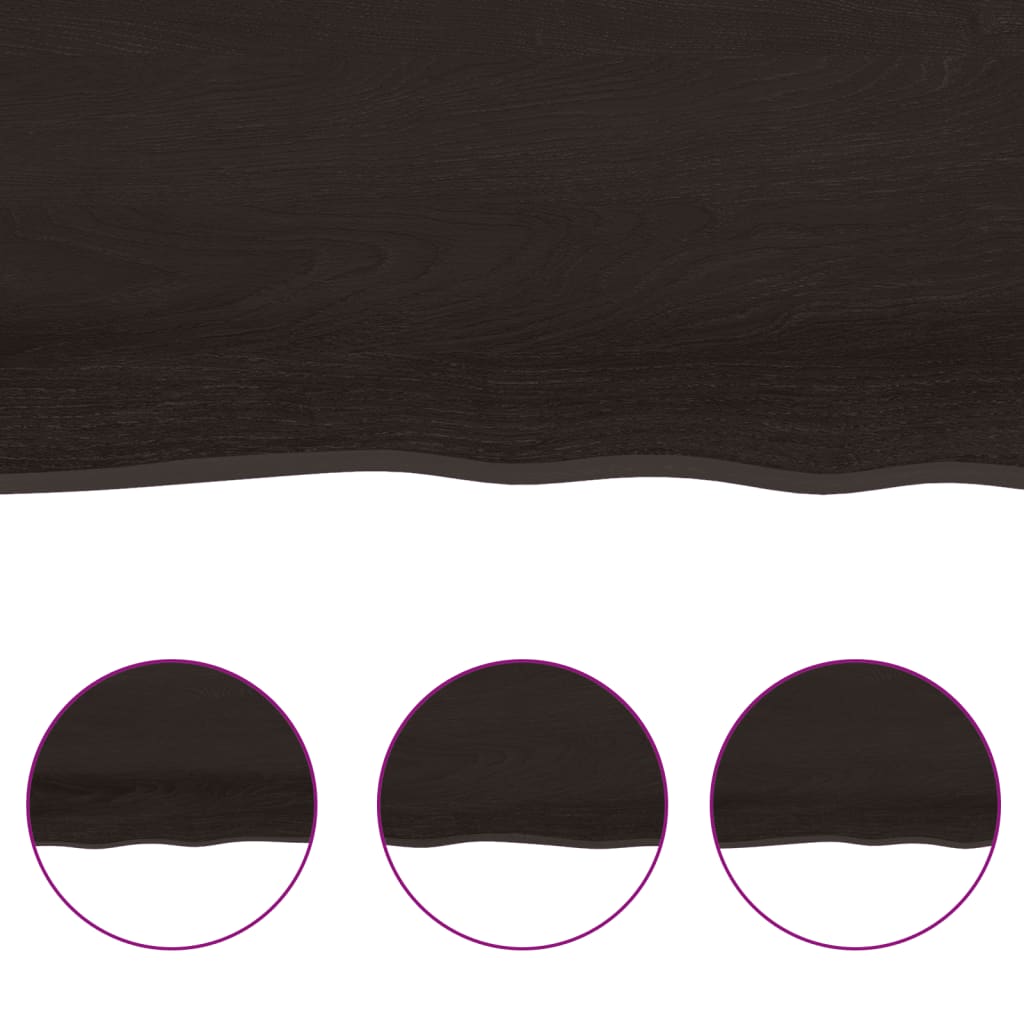 8720845817411_g_en_hd_4 vidaXL Table Top Dark Brown 100x60x(2-4) cm Treated Solid Wood Live Edge - Image 6