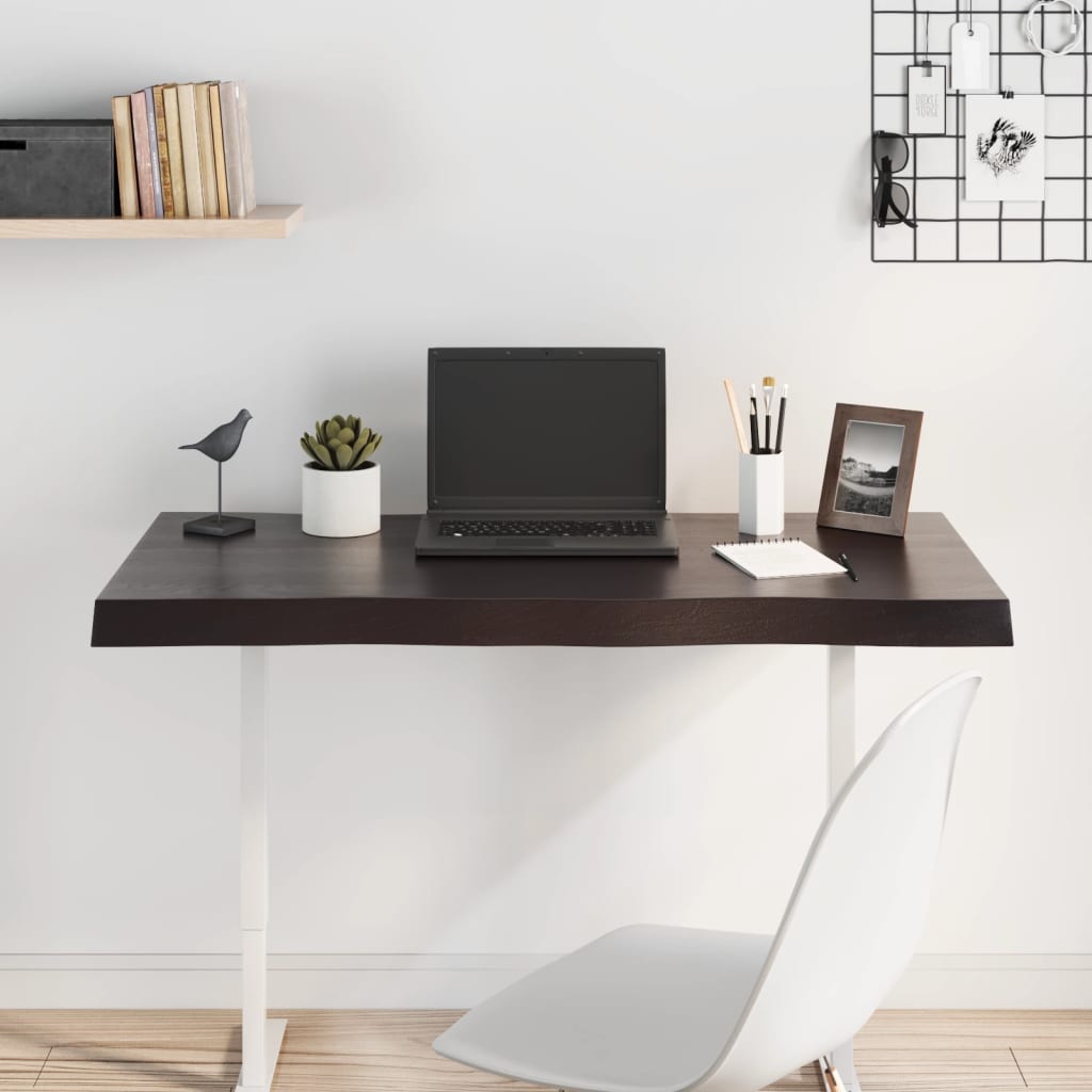 8720845817428_g_en_hd_1 vidaXL Table Top Dark Brown 100x60x(2-6) cm Treated Solid Wood Live Edge - Image 3