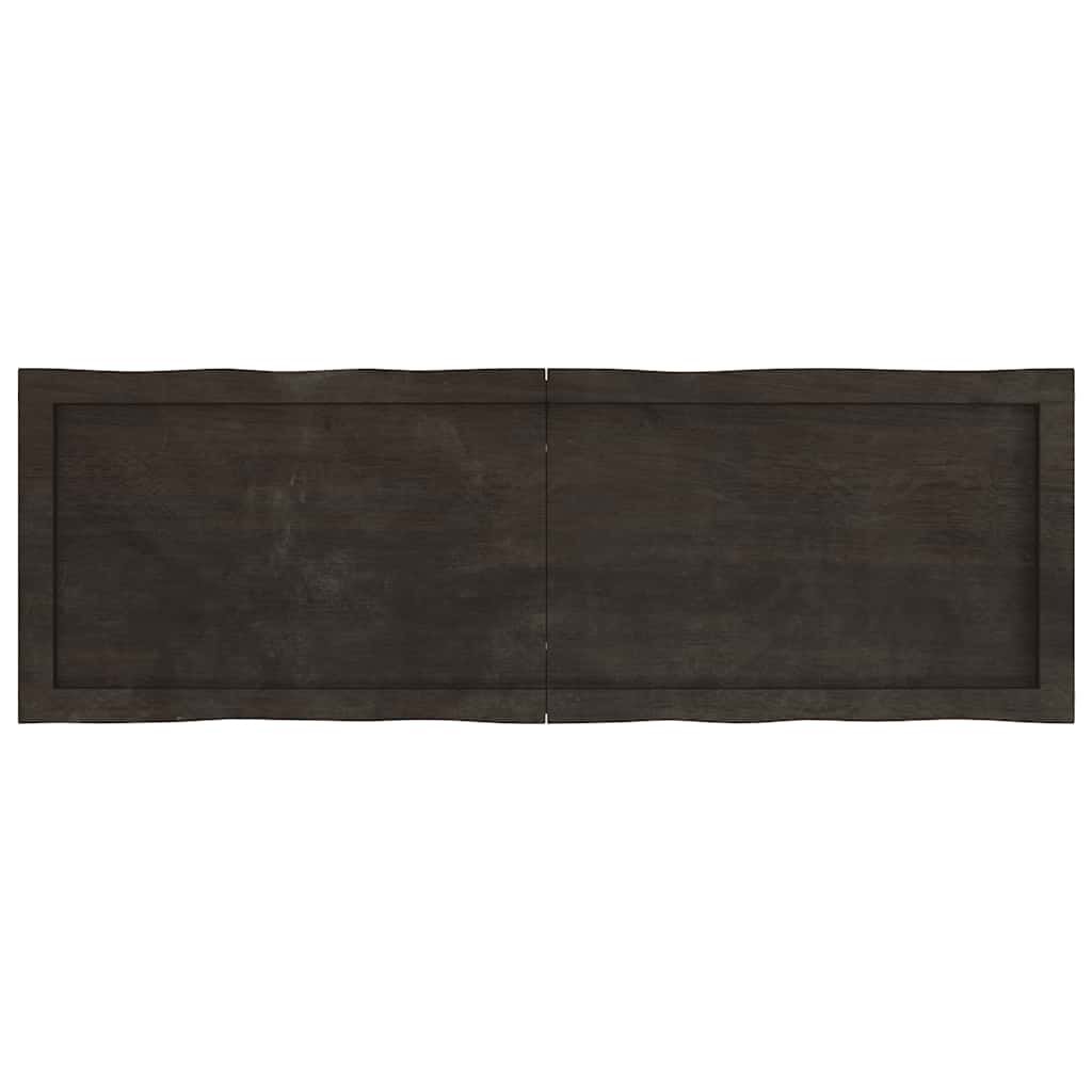 8720845817435_g_en_hd_2 vidaXL Table Top Dark Brown 120x40x(2-4) cm Treated Solid Wood Live Edge - Image 3