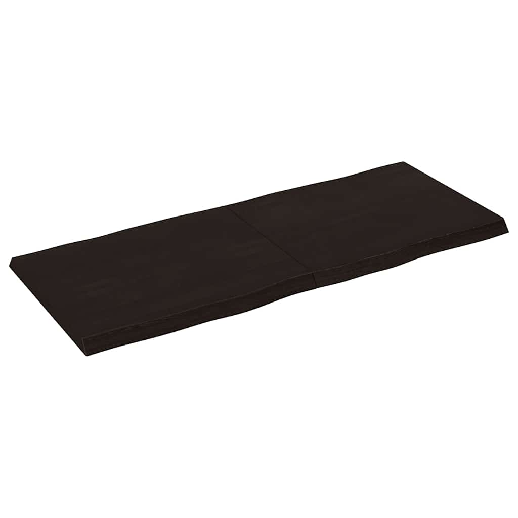 8720845817459_g_en_hd_1 vidaXL Table Top Dark Brown 120x50x(2-4) cm Treated Solid Wood Live Edge - Image 2