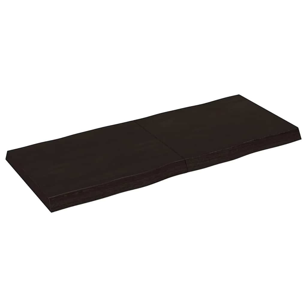 8720845817466_g_en_hd_1 vidaXL Table Top Dark Brown 120x50x(2-6) cm Treated Solid Wood Live Edge - Image 2