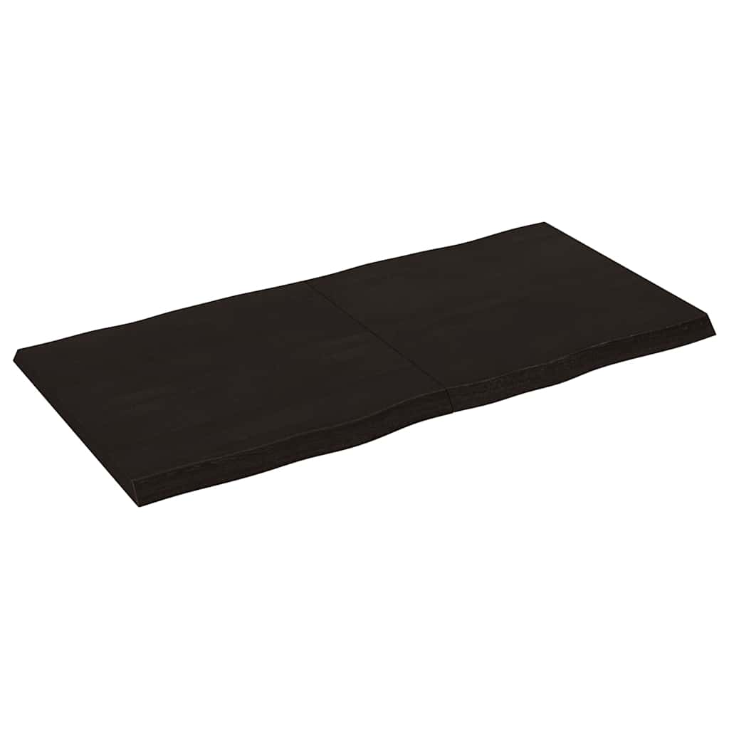 8720845817473_g_en_hd_1 vidaXL Table Top Dark Brown 120x60x(2-4) cm Treated Solid Wood Live Edge - Image 2