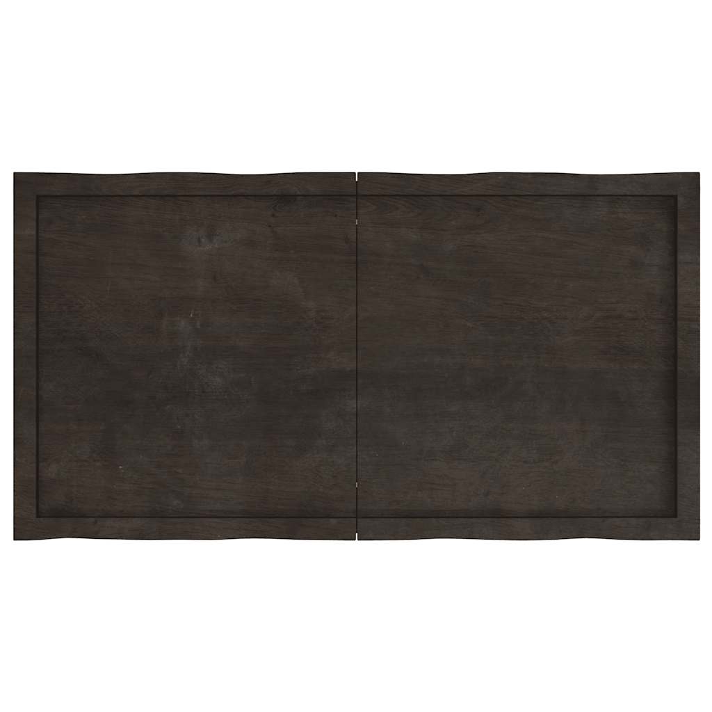 8720845817473_g_en_hd_2 vidaXL Table Top Dark Brown 120x60x(2-4) cm Treated Solid Wood Live Edge - Image 3