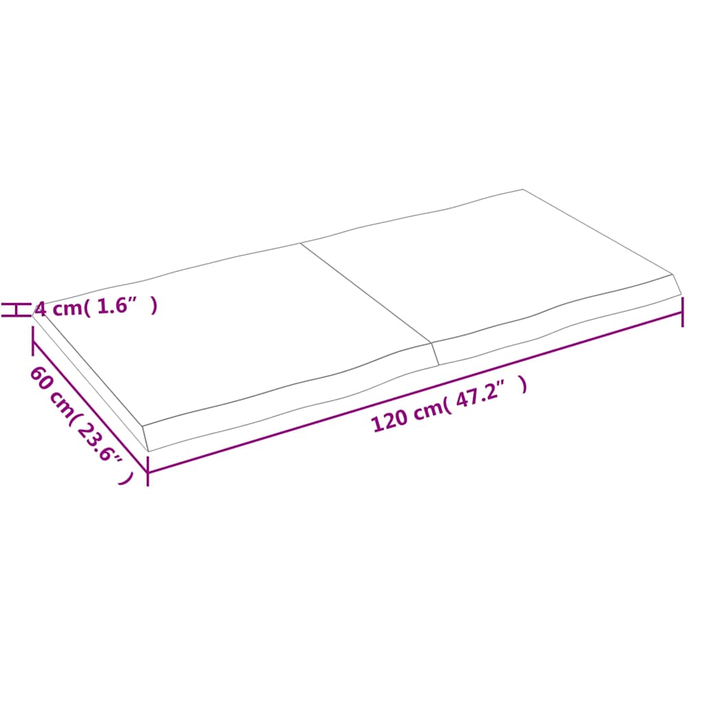8720845817473_g_en_hd_8 vidaXL Table Top Dark Brown 120x60x(2-4) cm Treated Solid Wood Live Edge - Image 9