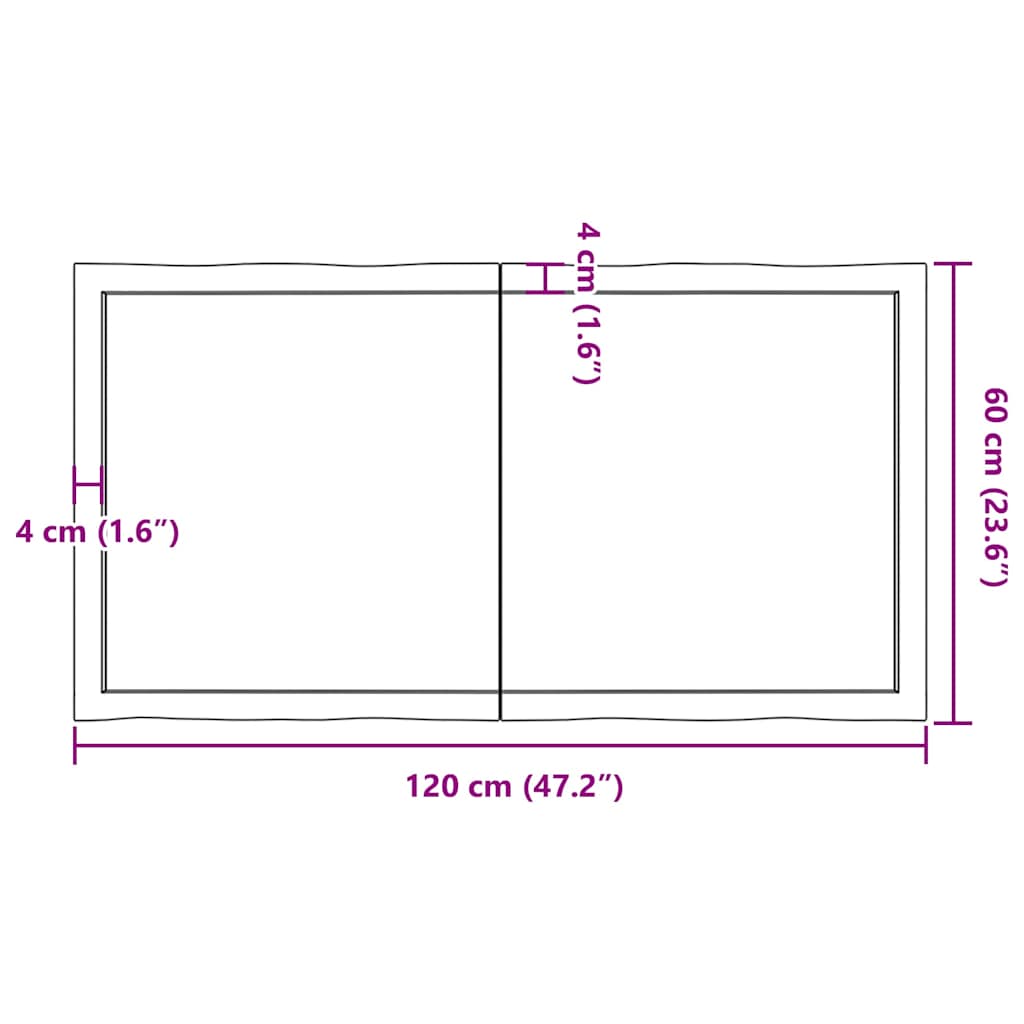 8720845817480_g_en_hd_9 vidaXL Table Top Dark Brown 120x60x(2-6) cm Treated Solid Wood Live Edge - Image 10