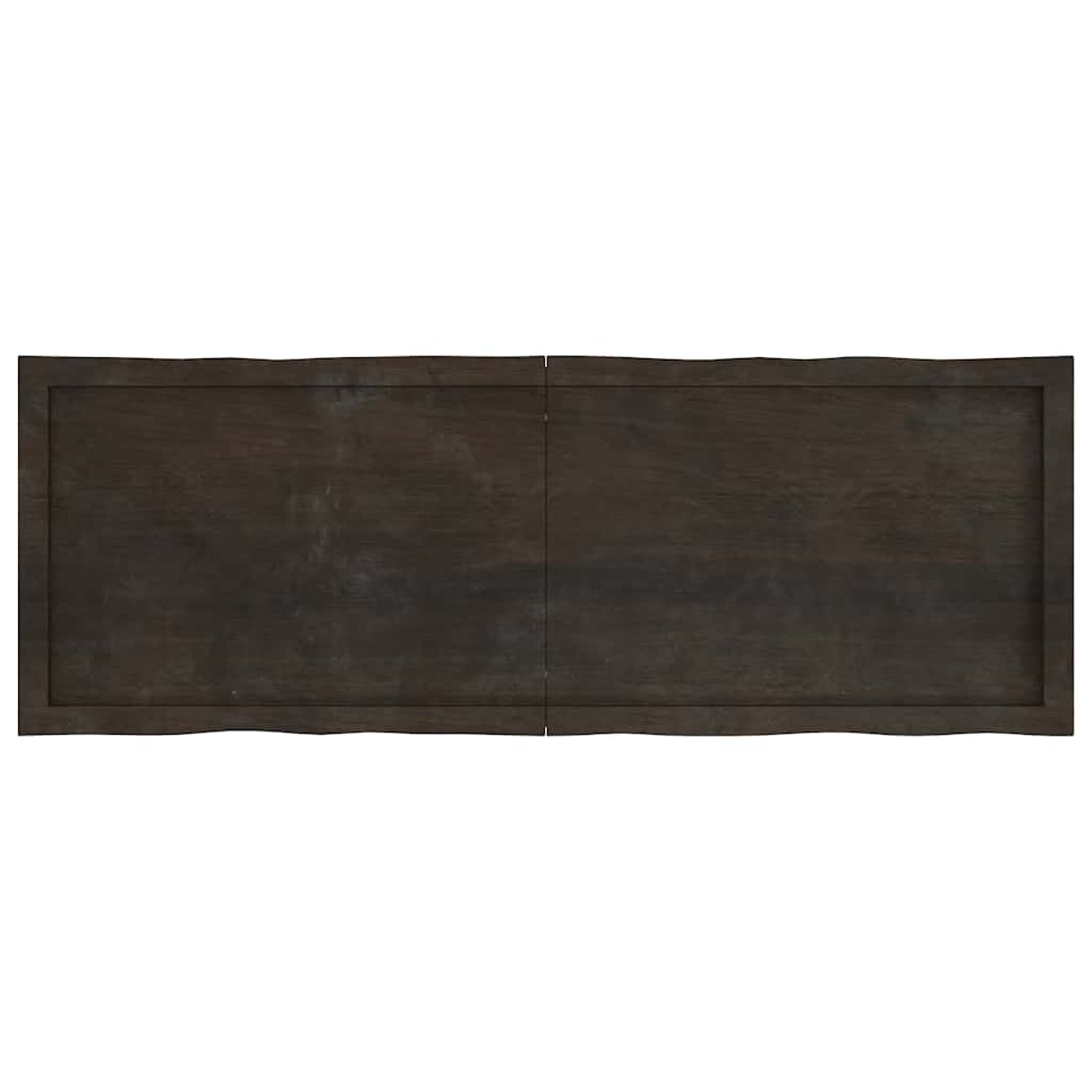 8720845817510_g_en_hd_2 vidaXL Table Top Dark Brown 140x50x(2-4) cm Treated Solid Wood Live Edge - Image 3