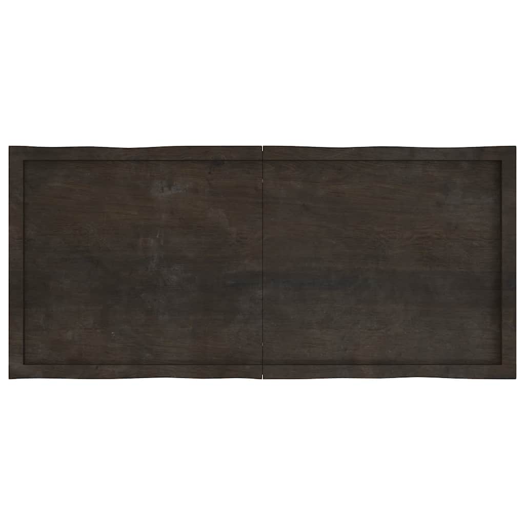 8720845817534_g_en_hd_2 vidaXL Table Top Dark Brown 140x60x(2-4) cm Treated Solid Wood Live Edge - Image 3