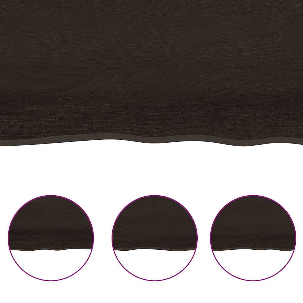 8720845817558_g_en_hd_5 vidaXL Table Top Dark Brown 160x40x(2-4) cm Treated Solid Wood Live Edge - Image 6