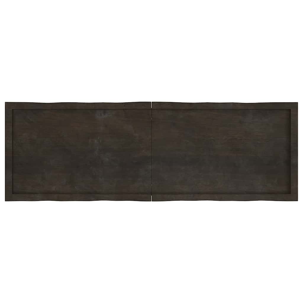 8720845817572_g_en_hd_2 vidaXL Table Top Dark Brown 160x50x(2-4) cm Treated Solid Wood Live Edge - Image 3