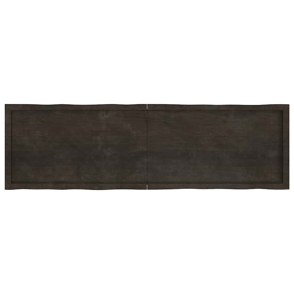 8720845817633_g_en_hd_2 vidaXL Table Top Dark Brown 180x50x(2-4) cm Treated Solid Wood Live Edge - Image 3