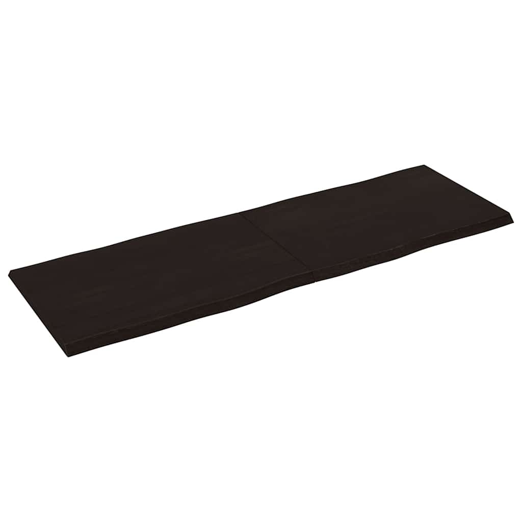8720845817657_g_en_hd_1 vidaXL Table Top Dark Brown 180x60x(2-4) cm Treated Solid Wood Live Edge - Image 2
