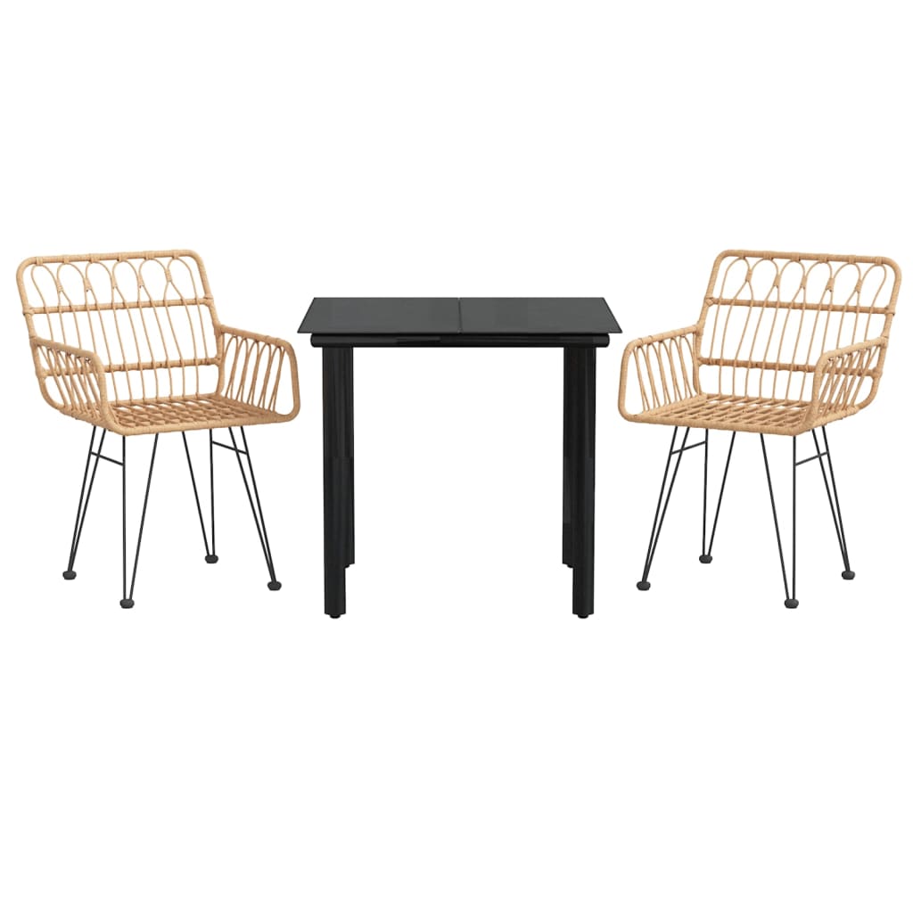 8720845818449_g_en_hd_1 vidaXL 3 Piece Garden Dining Set Poly Rattan - Image 3
