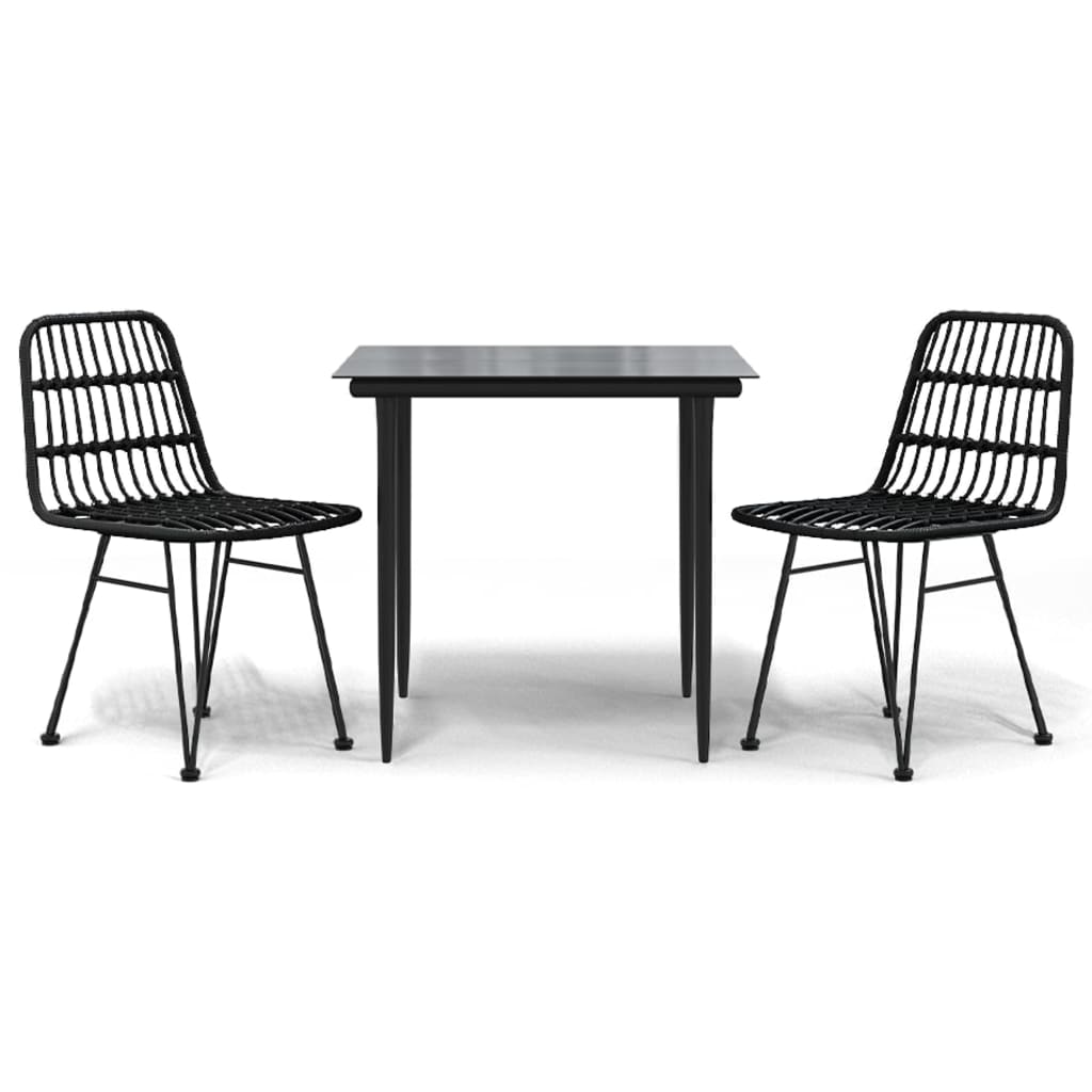 8720845818654_a_en_hd_1 vidaXL 3 Piece Garden Dining Set Black Poly Rattan - Image 2