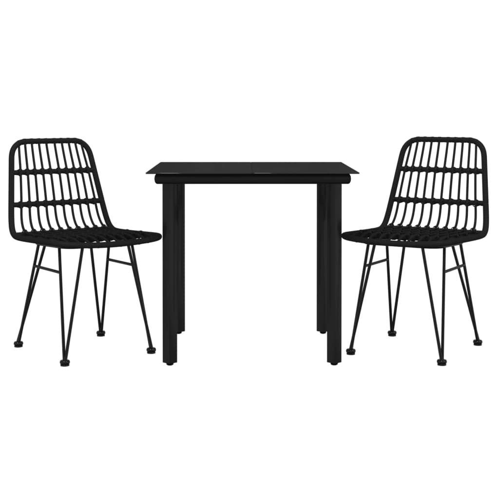 8720845818791_g_en_hd_1 vidaXL 3 Piece Garden Dining Set Black Poly Rattan - Image 3