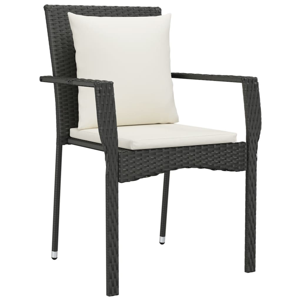 8720845818913_g_en_hd_3 vidaXL 9 Piece Garden Dining Set with Cushions Black Poly Rattan - Image 5