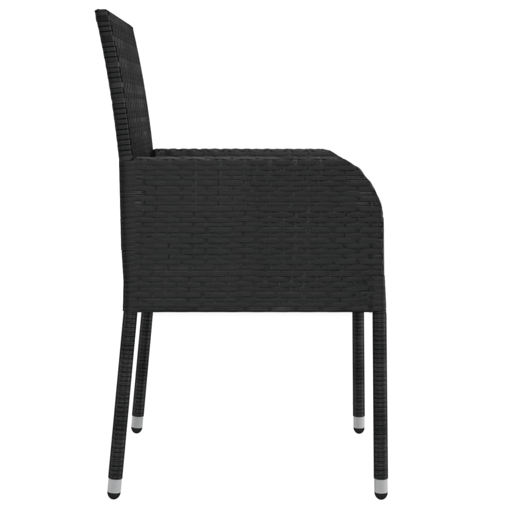 8720845819361_g_en_hd_4 vidaXL 5 Piece Garden Dining Set with Cushions Black Poly Rattan - Image 6