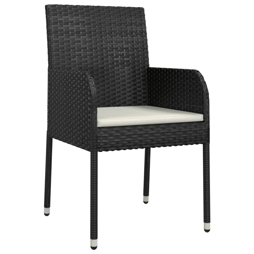 8720845819385_g_en_hd_3 vidaXL 7 Piece Garden Dining Set with Cushions Black Poly Rattan - Image 5