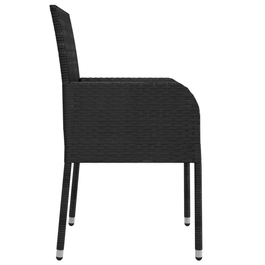 8720845819385_g_en_hd_4 vidaXL 7 Piece Garden Dining Set with Cushions Black Poly Rattan - Image 6