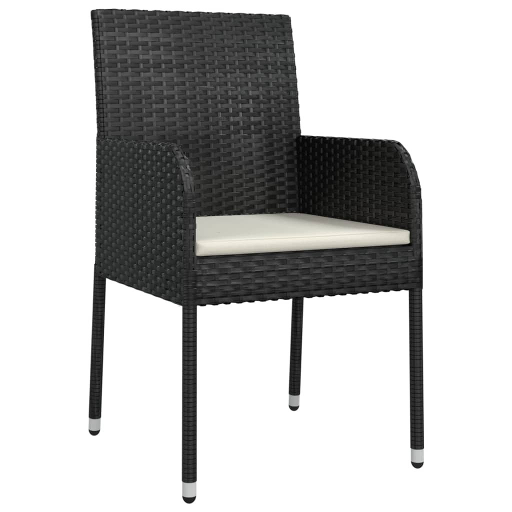 8720845819484_g_en_hd_3 vidaXL 5 Piece Garden Dining Set with Cushions Black Poly Rattan - Image 5
