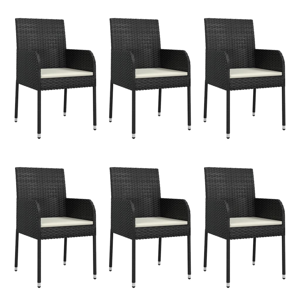 8720845819491_g_en_hd_2 vidaXL 7 Piece Garden Dining Set with Cushions Black Poly Rattan - Image 4