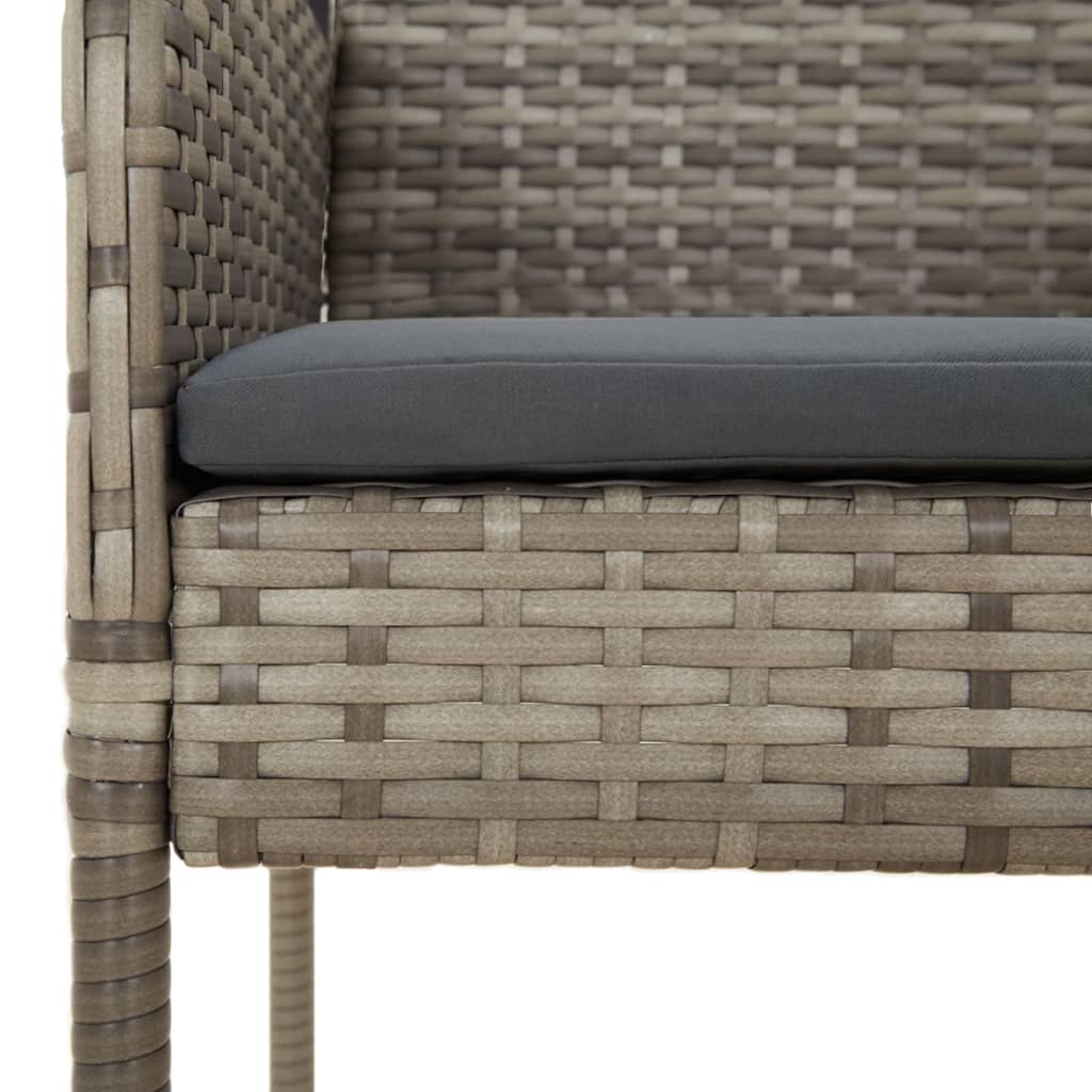 8720845819576_g_en_hd_4 vidaXL 9 Piece Garden Dining Set with Cushions Grey Poly Rattan - Image 6