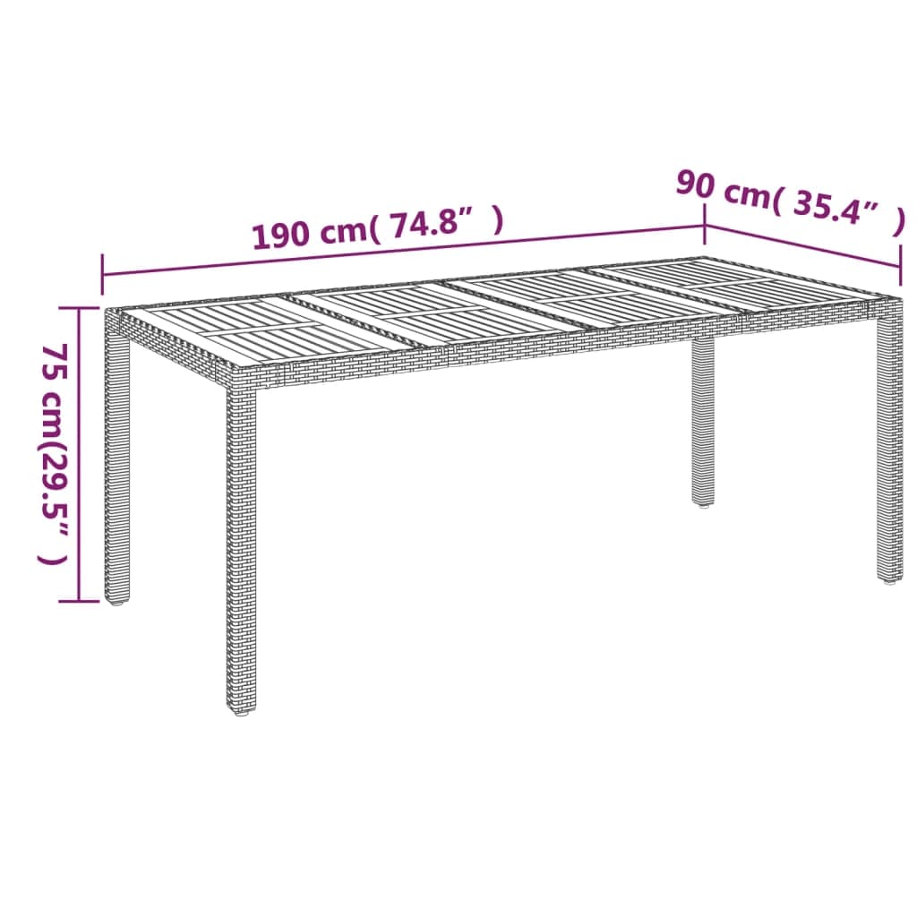8720845819576_g_en_hd_9 vidaXL 9 Piece Garden Dining Set with Cushions Grey Poly Rattan - Image 11
