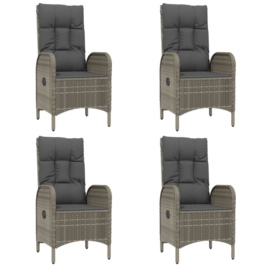 8720845819606_g_en_hd_2 vidaXL 5 Piece Garden Dining Set with Cushions Grey Poly Rattan - Image 4