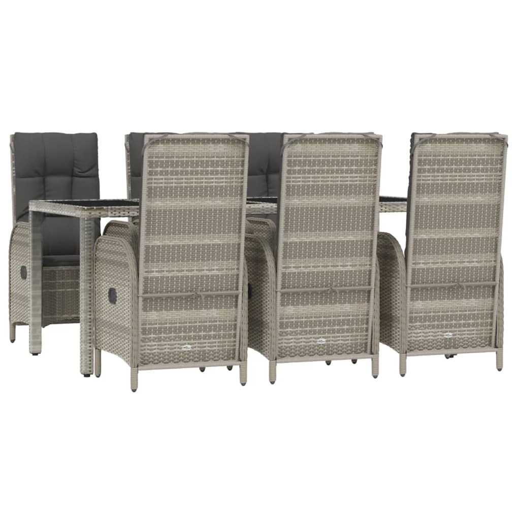 8720845819620_g_en_hd_1 vidaXL 7 Piece Garden Dining Set with Cushions Grey Poly Rattan - Image 3