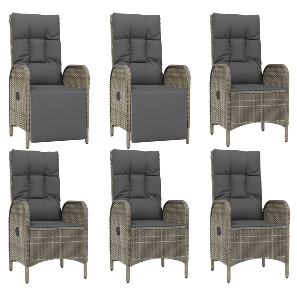 8720845819620_g_en_hd_2 vidaXL 7 Piece Garden Dining Set with Cushions Grey Poly Rattan - Image 4