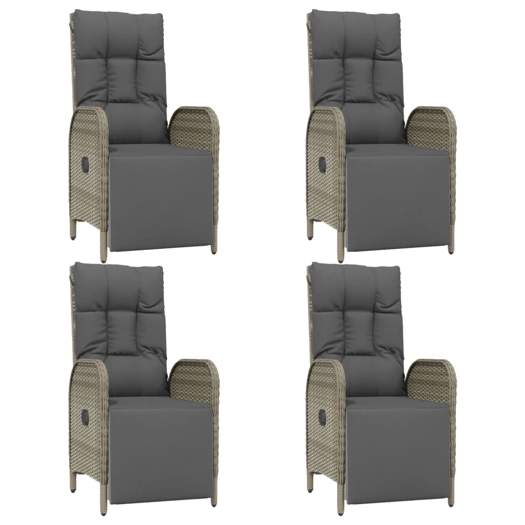 8720845819668_g_en_hd_2 vidaXL 5 Piece Garden Dining Set with Cushions Grey Poly Rattan - Image 4
