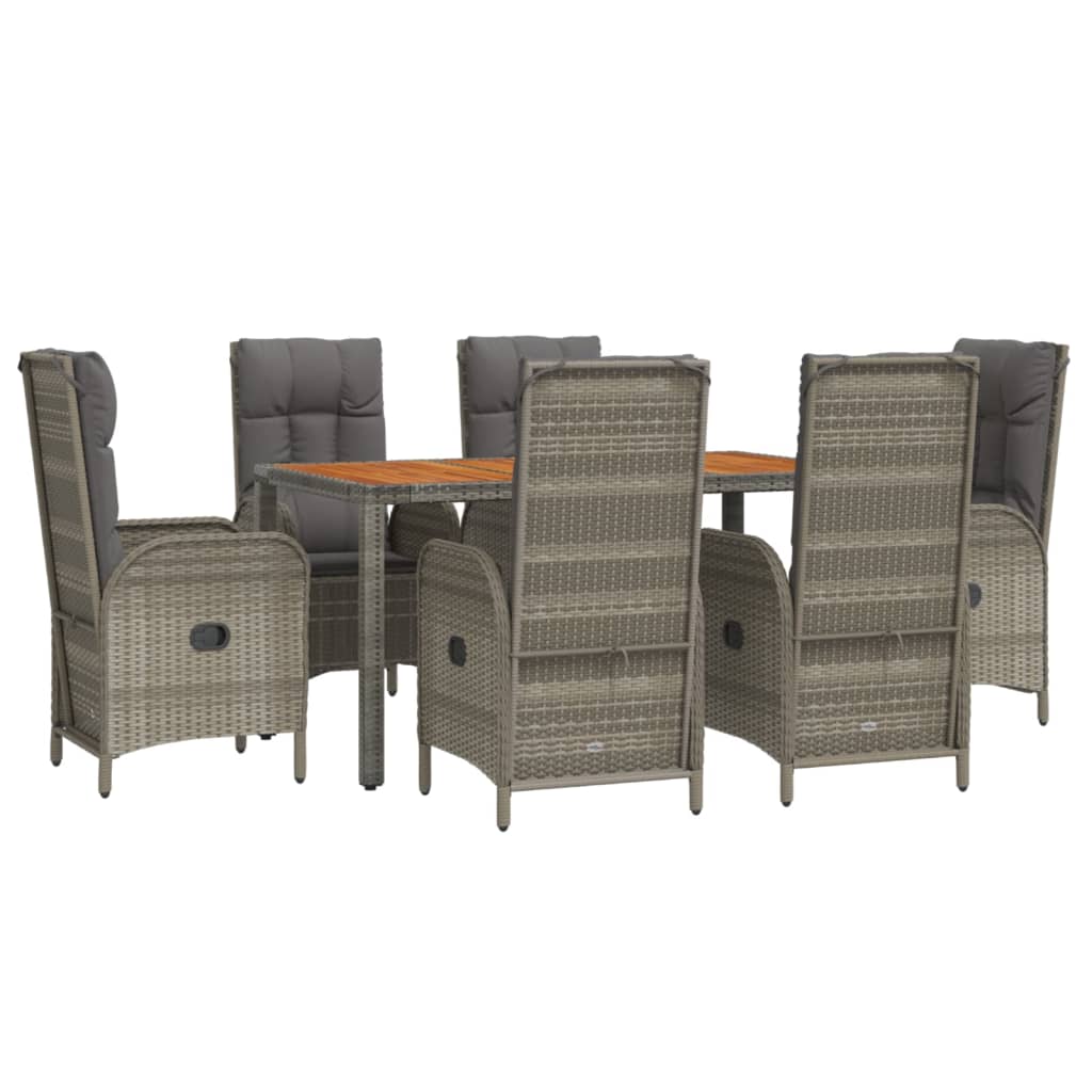 8720845819767_g_en_hd_1 vidaXL 7 Piece Garden Dining Set with Cushions Grey Poly Rattan - Image 3