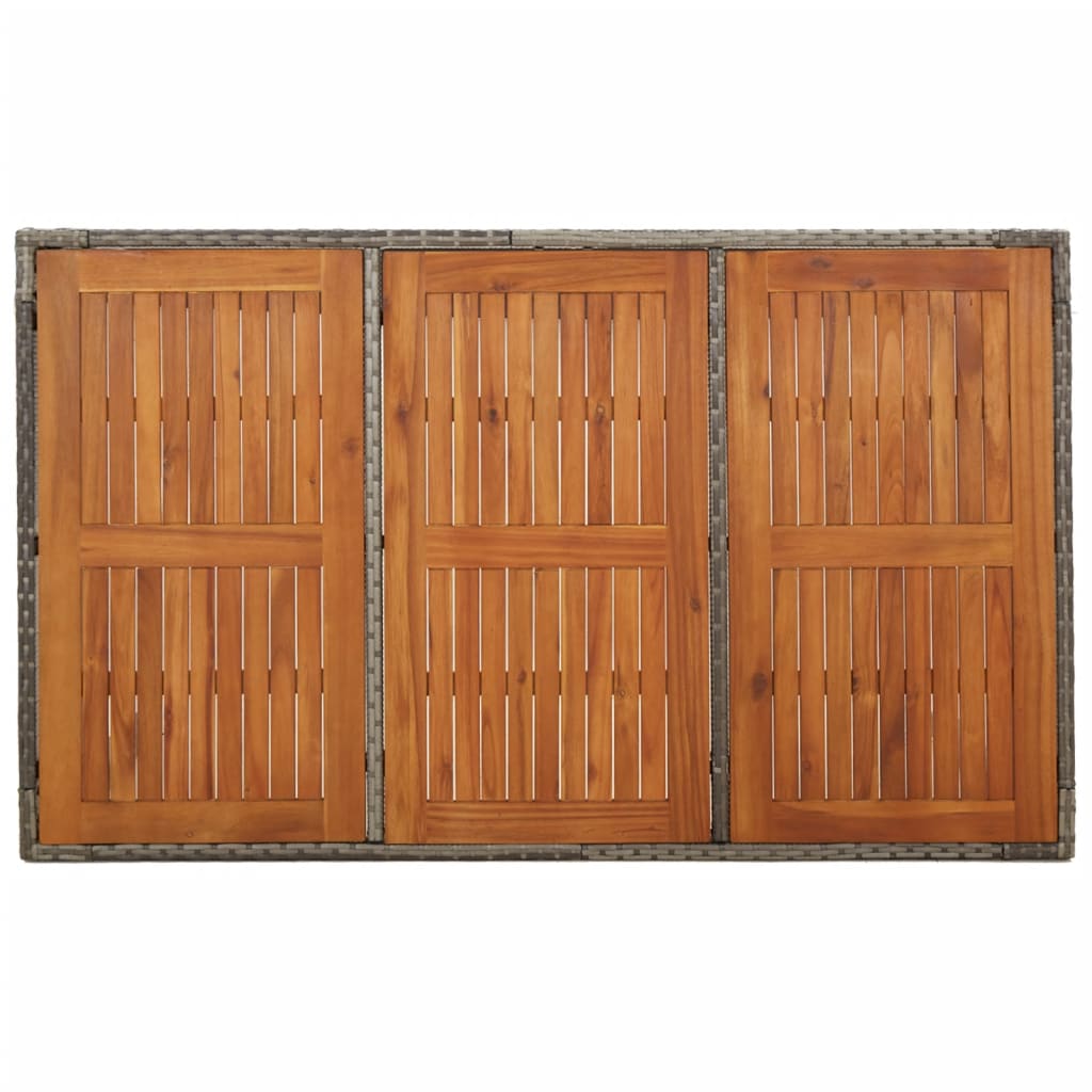 8720845819828_g_en_hd_7 vidaXL 7 Piece Garden Dining Set with Cushions Grey Poly Rattan - Image 9