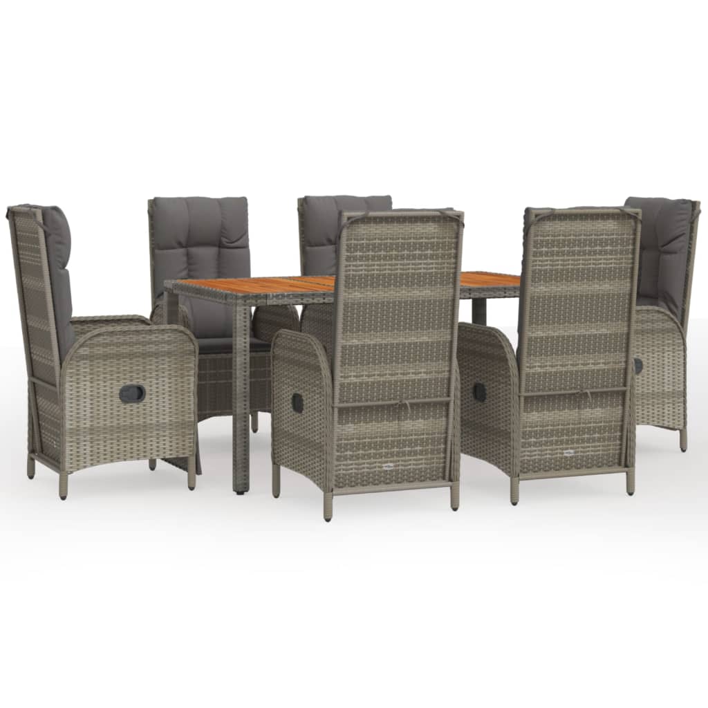 8720845819866_a_en_hd_1 vidaXL 7 Piece Garden Dining Set with Cushions Grey Poly Rattan - Image 2
