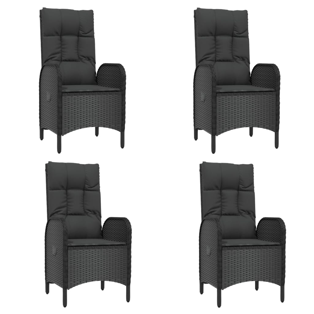 8720845819903_g_en_hd_2 vidaXL 5 Piece Garden Dining Set with Cushions Black Poly Rattan - Image 4