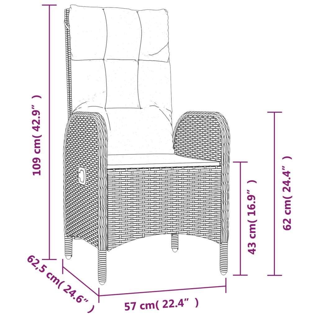 8720845819927_g_en_hd_8 vidaXL 7 Piece Garden Dining Set with Cushions Black and Grey Poly Rattan - Image 10