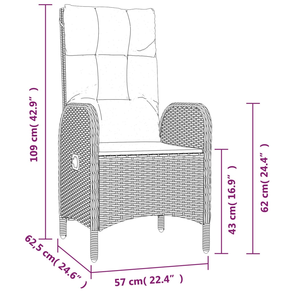 8720845819934_g_en_hd_8 vidaXL 9 Piece Garden Dining Set with Cushions Black and Grey Poly Rattan - Image 10