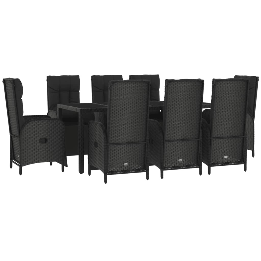 8720845819996_g_en_hd_1 vidaXL 9 Piece Garden Dining Set with Cushions Black Poly Rattan - Image 3