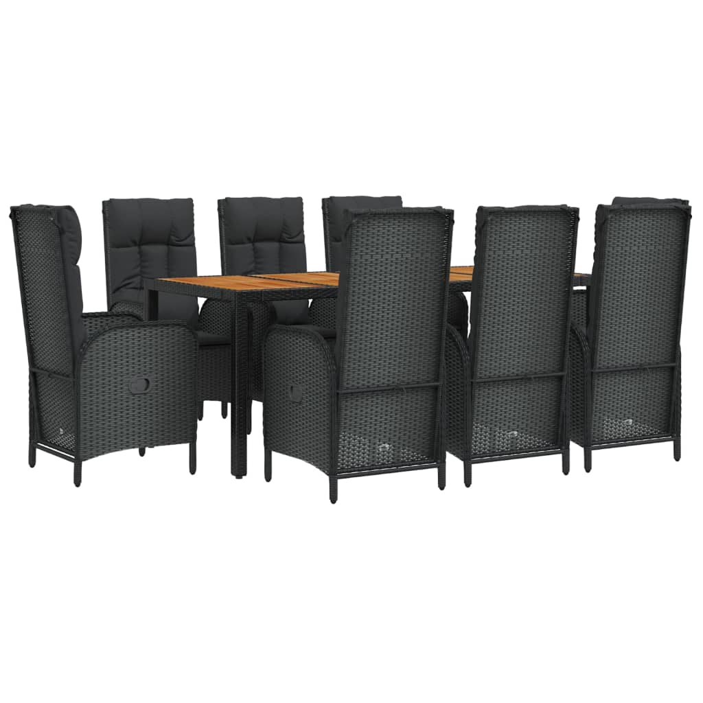 8720845820084_g_en_hd_1 vidaXL 9 Piece Garden Dining Set with Cushions Black Poly Rattan - Image 3