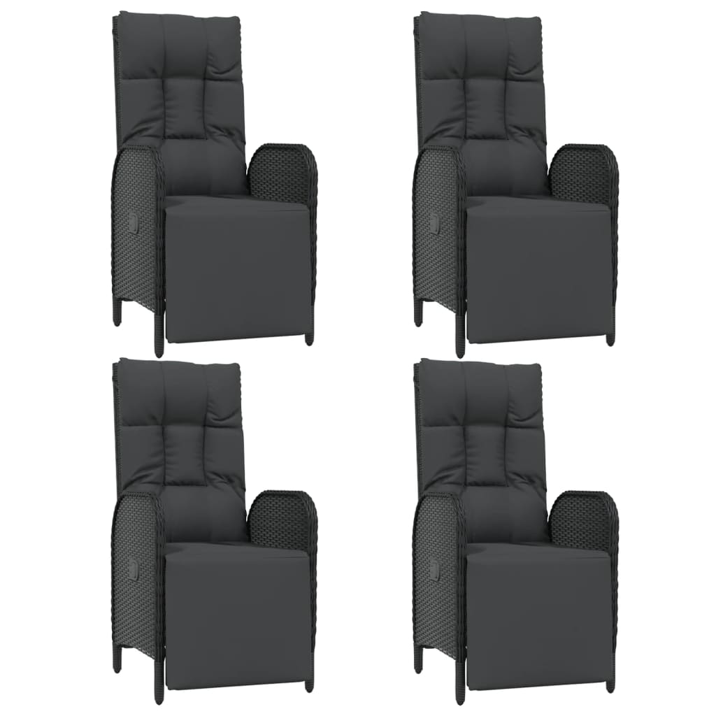8720845820114_g_en_hd_2 vidaXL 5 Piece Garden Dining Set with Cushions Black Poly Rattan - Image 4