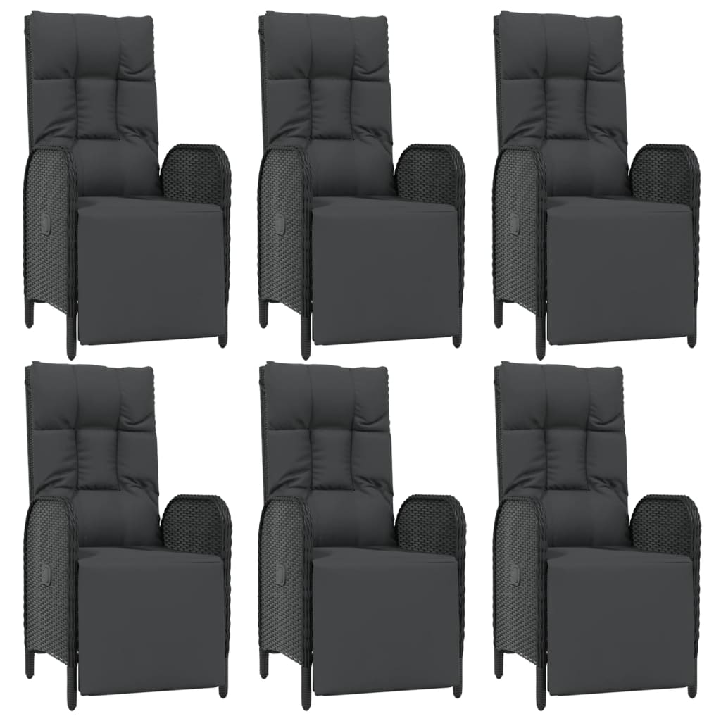 8720845820138_g_en_hd_2 vidaXL 7 Piece Garden Dining Set with Cushions Black Poly Rattan - Image 4